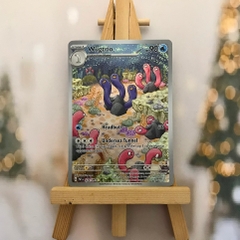 Thẻ hình Pokemon Wugtrio 224/091- Bài lẻ Paldean Fates Illustration Rare tiếng Anh chính hãng